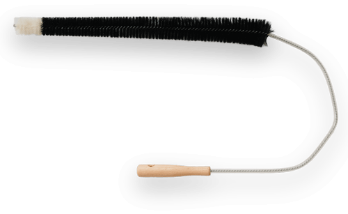 Flexible cleaning brush for Aeroflow electric radiators